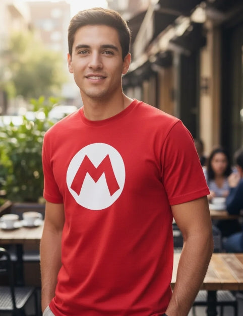Playera Mario Bros o Luigi Gamer Para Hombre