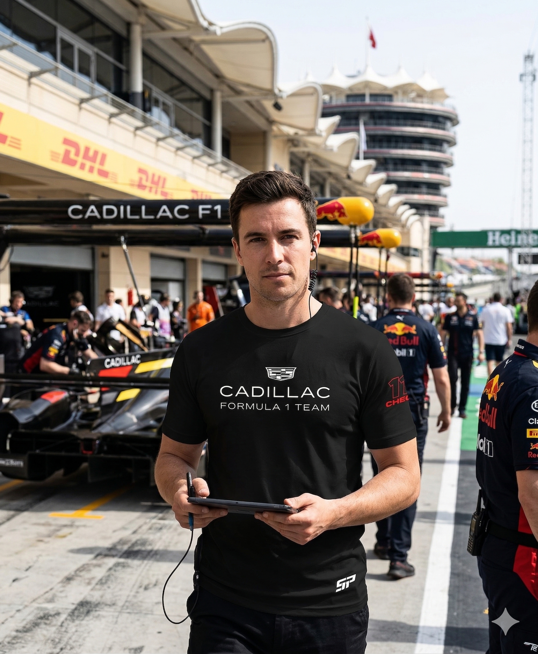 Playera Cadillac Formula 1 Racing Checo Perez