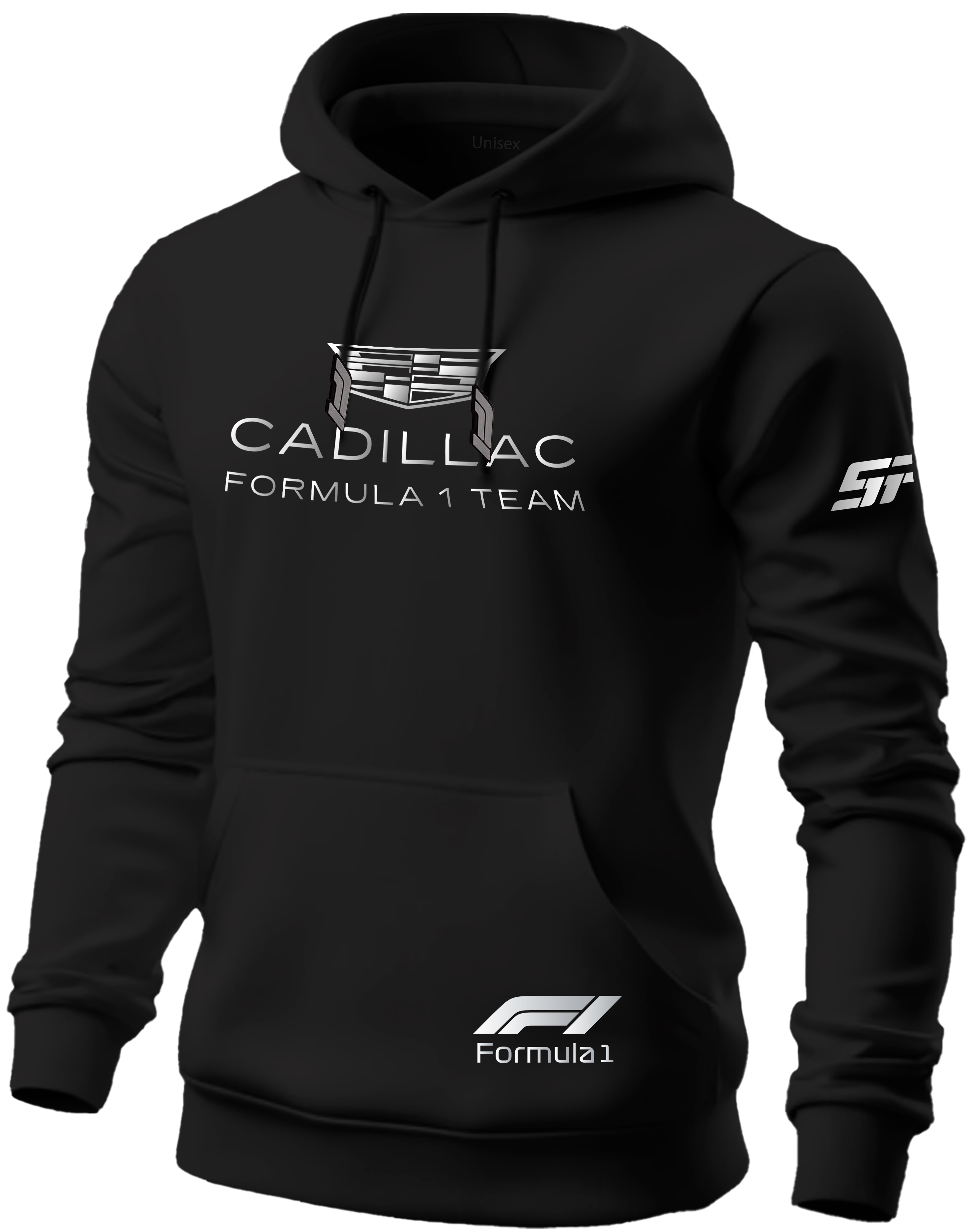 Sudadera Checo Pérez Cadillac F1 adornos de cordones F1