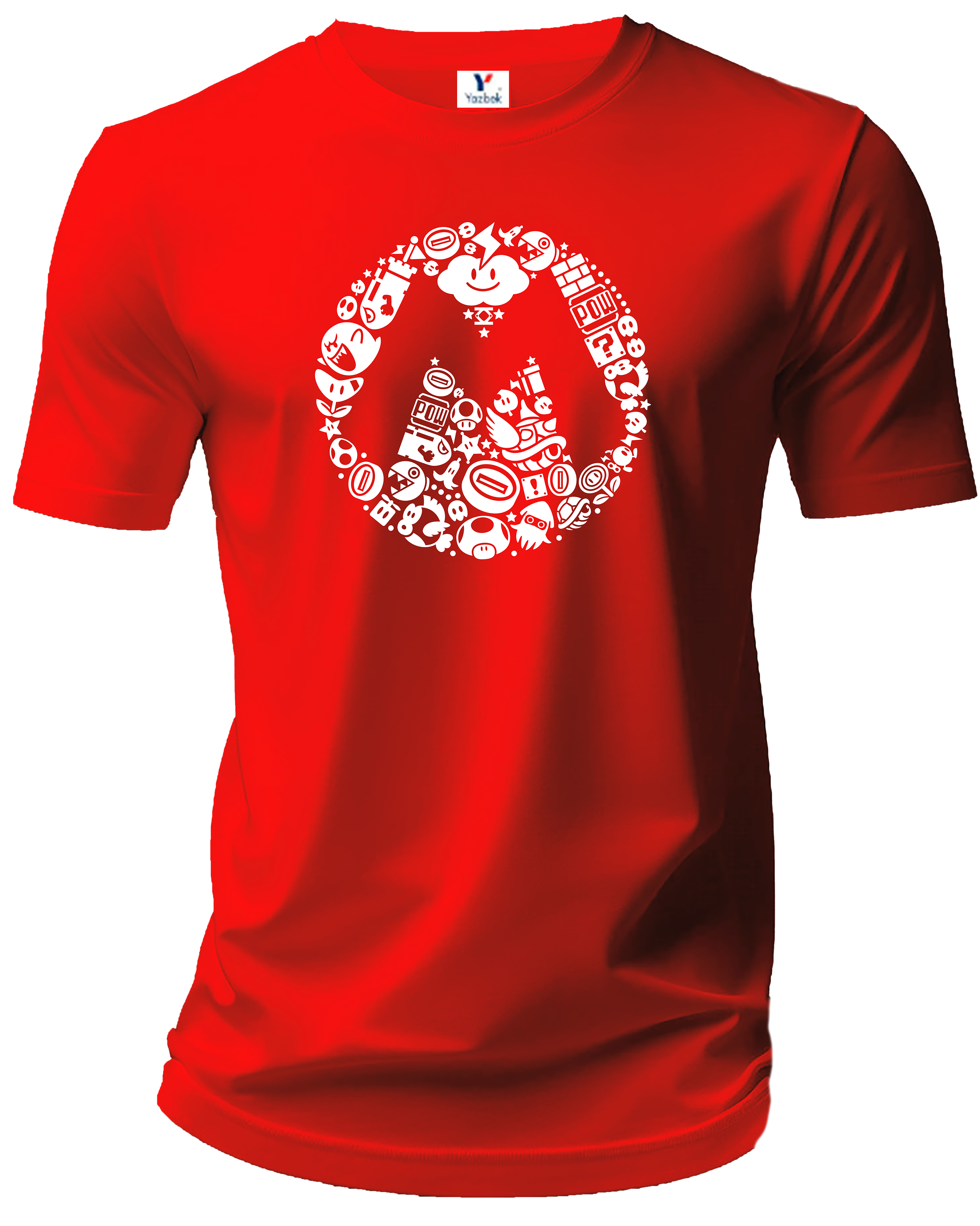 Playera Mario Bros mosaico