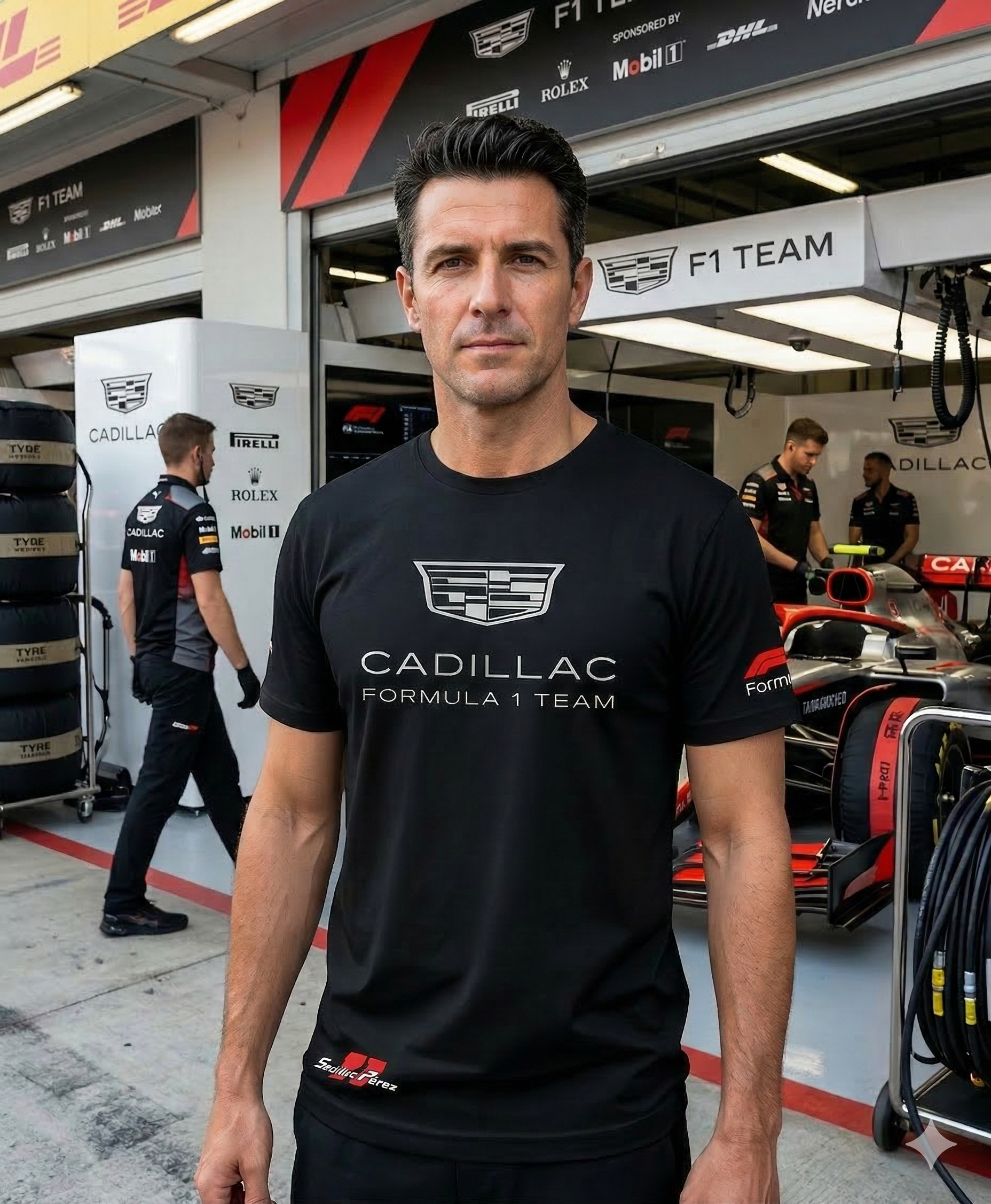 Playera Cadillac Formula 1 Racing Checo Perez F1